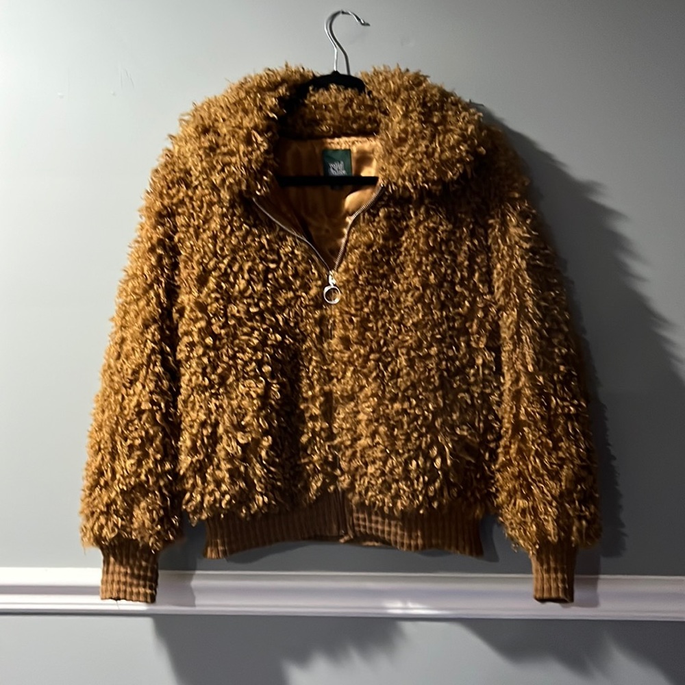 Junior Girls faux fur coat